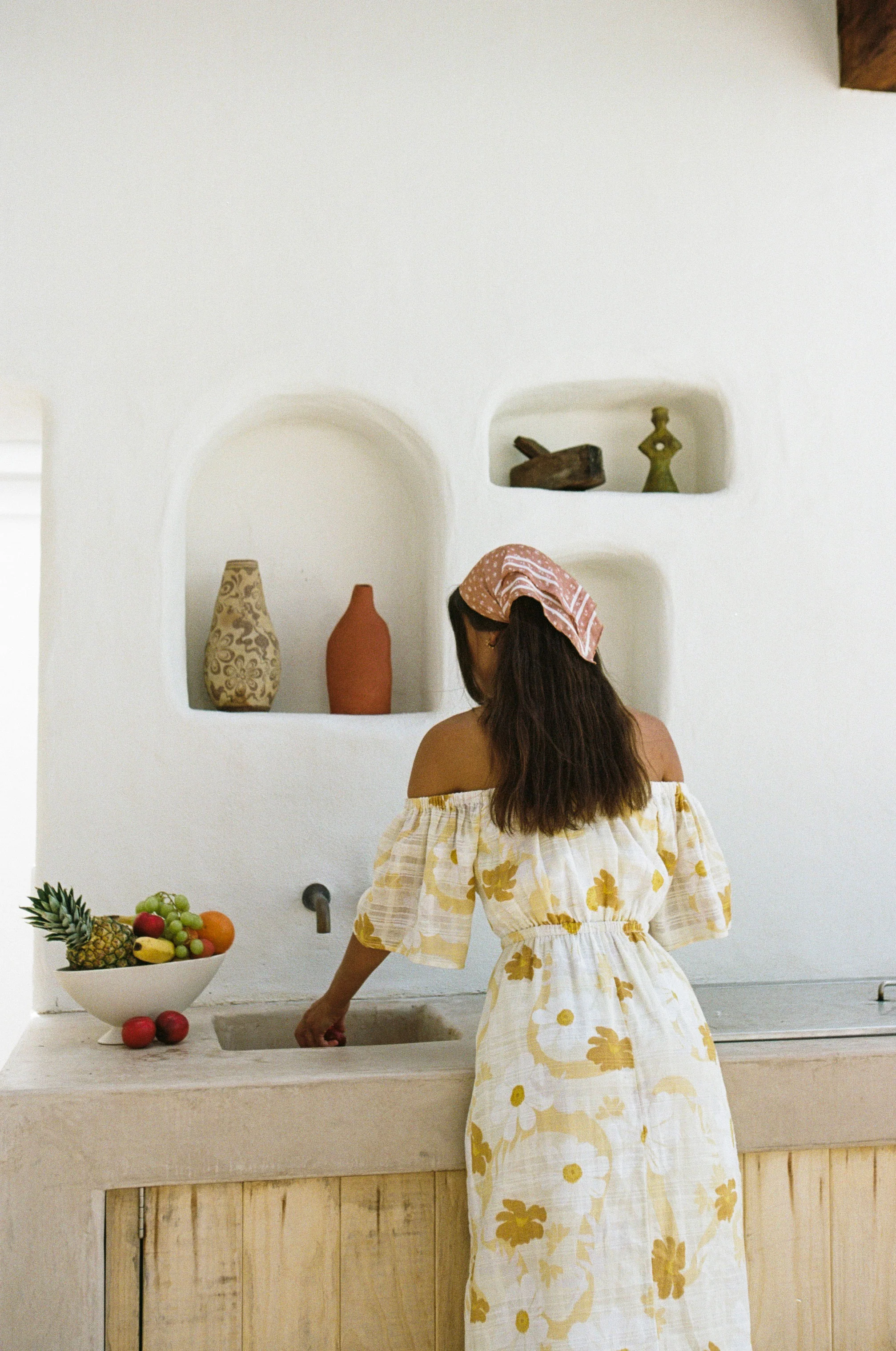 SAMPLE-Off Shoulder Nalu Dress - Image 3