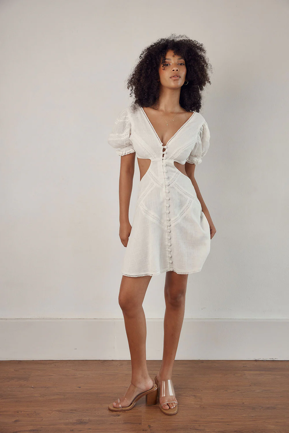 SAMPLE-Paisley Cutout Dress - Image 10