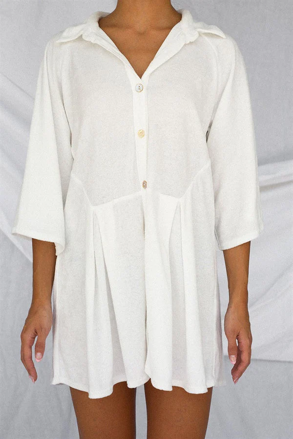 SAMPLE-Quinn Dress - White - Image 5