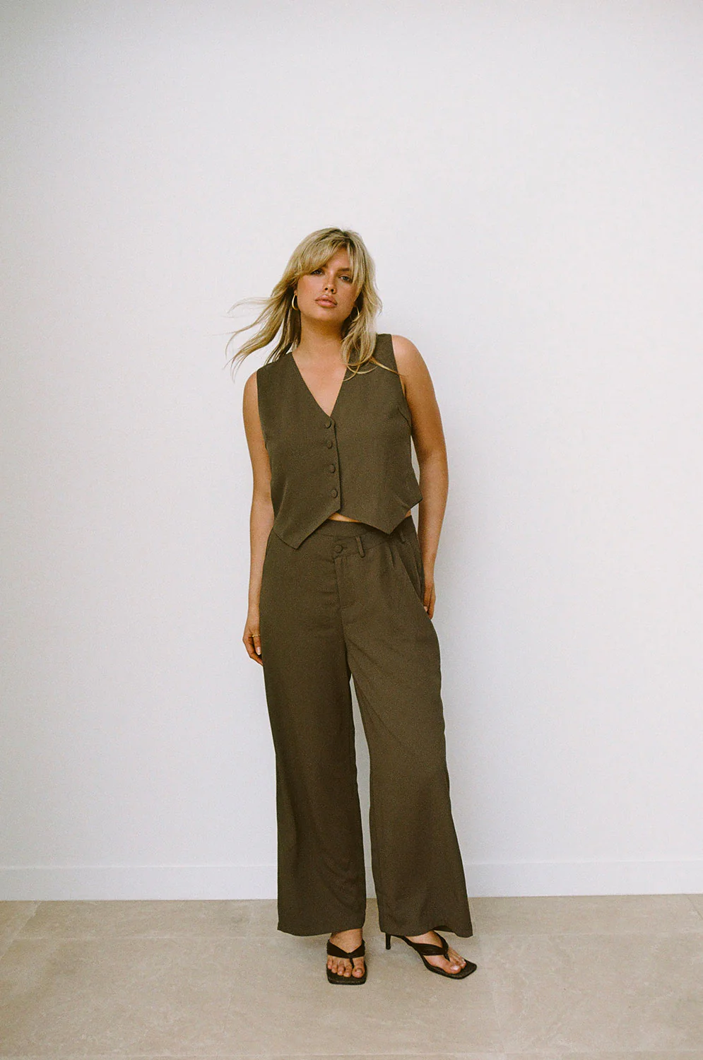 SAMPLE-Remi Pants - Chocolate - Image 7