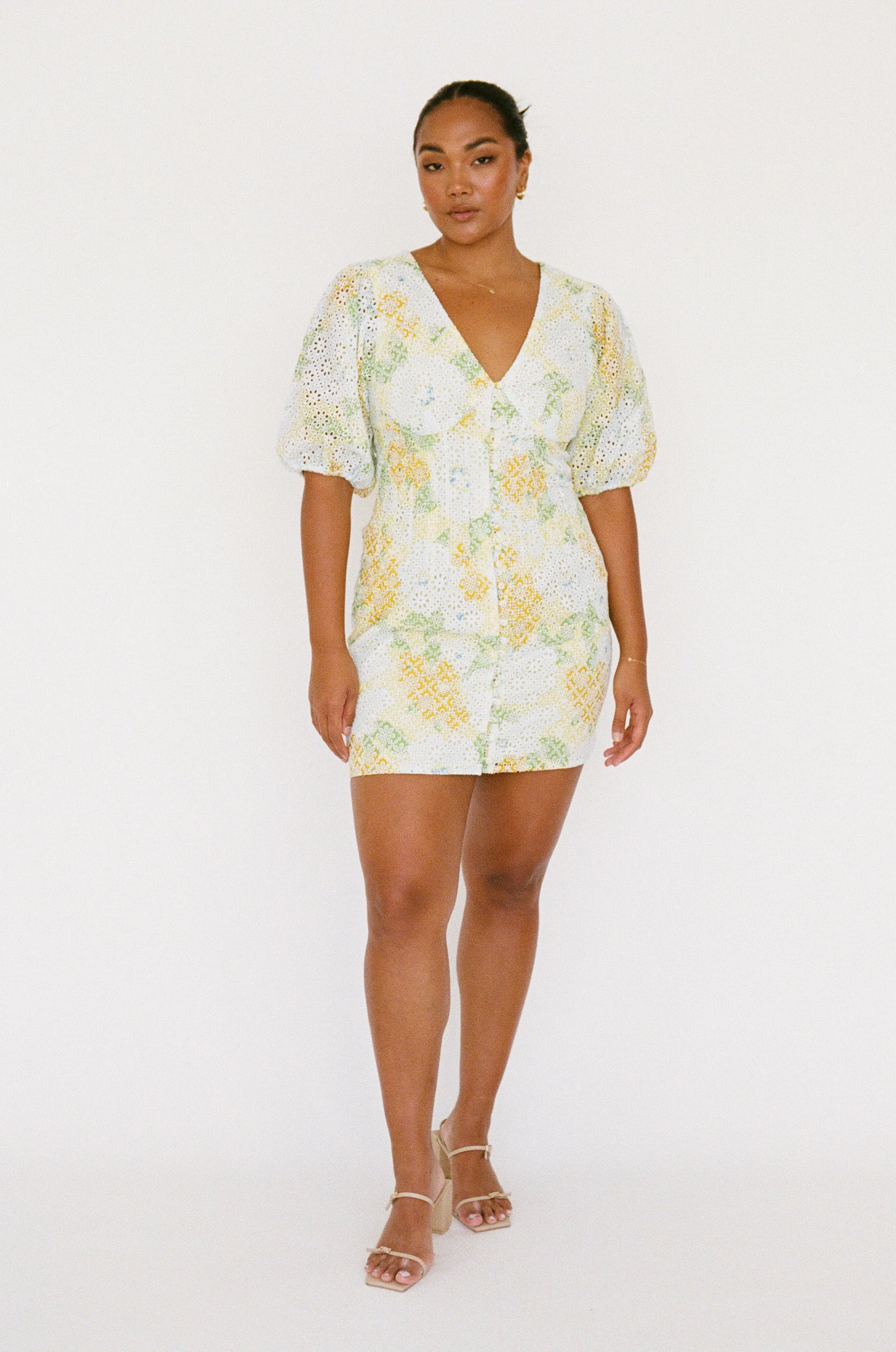 SAMPLE-Rexa Puff Dress - Image 8