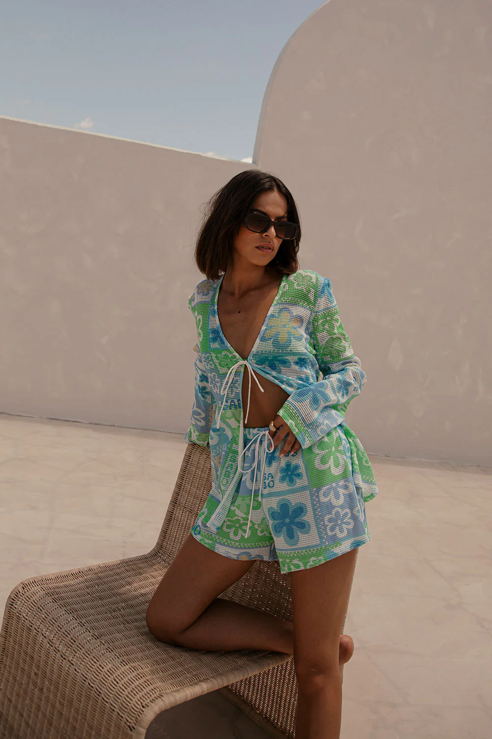 SAMPLE-Sari Shorts - Verano Floral - Image 3