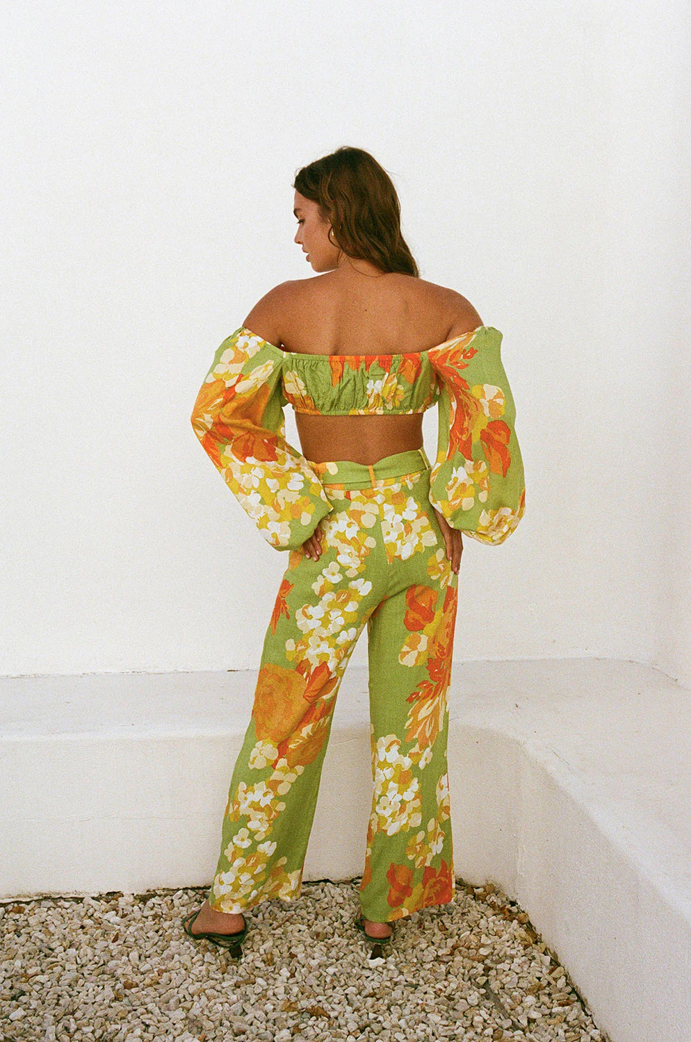 SAMPLE-Savannah Pants - Floral Sunset - Image 4