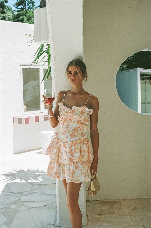 SAMPLE-Selma Cami Dress - Retro Floral - Image 2