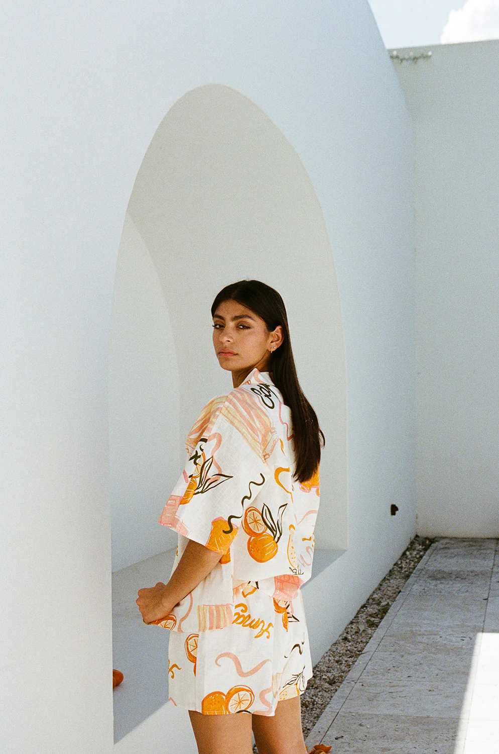 SAMPLE-Seona Top - Amalfi Aperol - Image 3