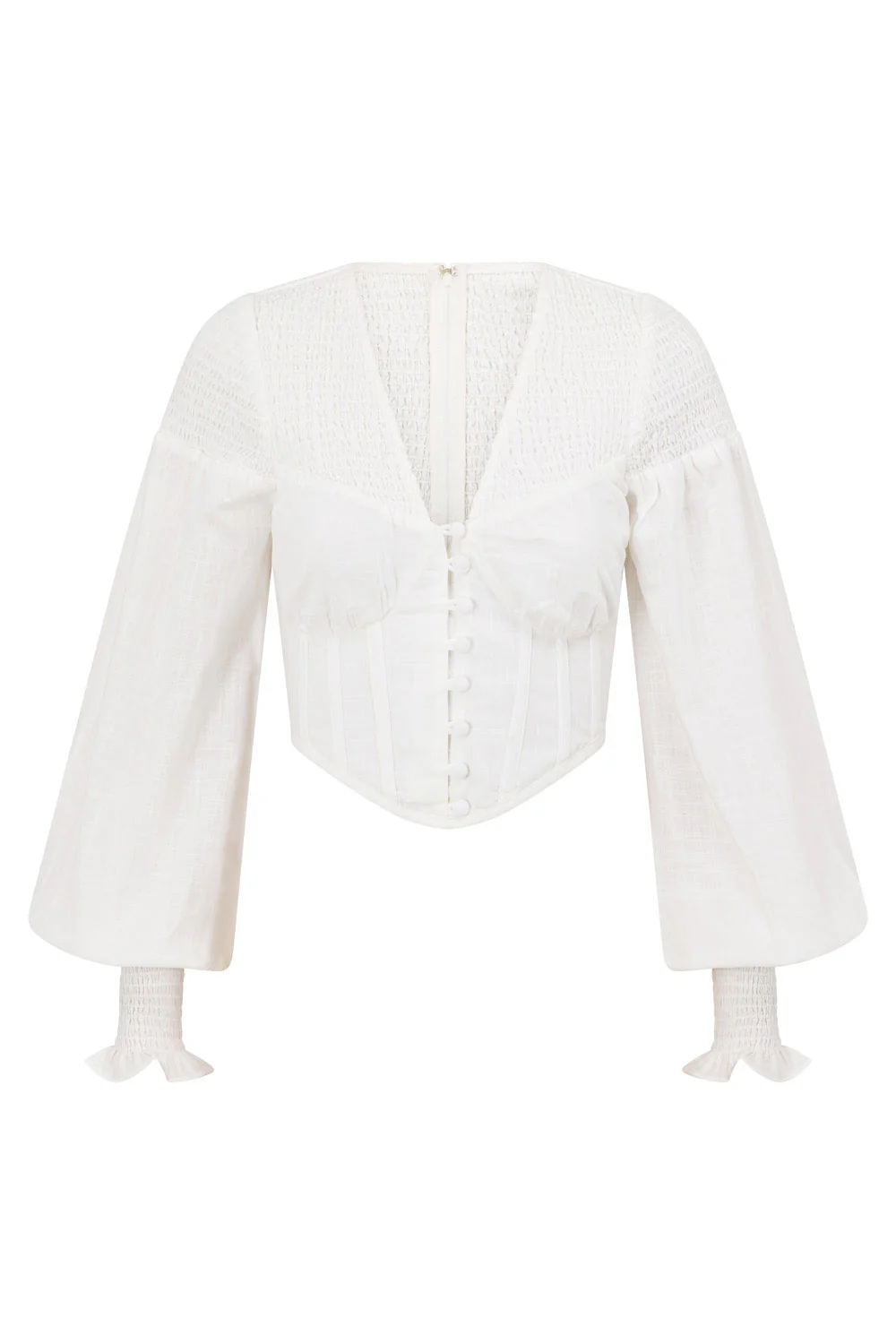 SAMPLE-Seville Shirred Top - Image 8