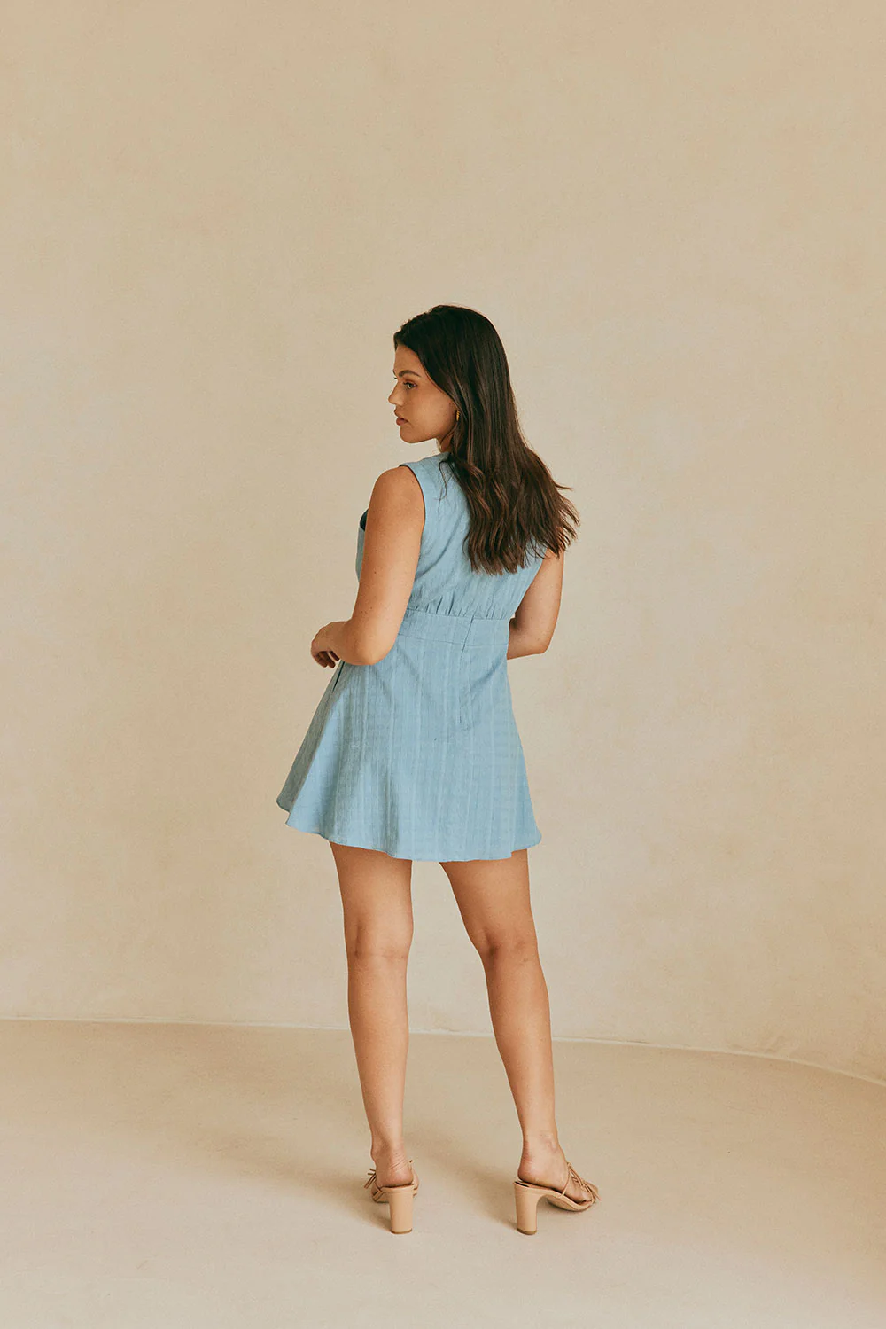 SAMPLE-Shaelagh Dress - Blue - Image 8
