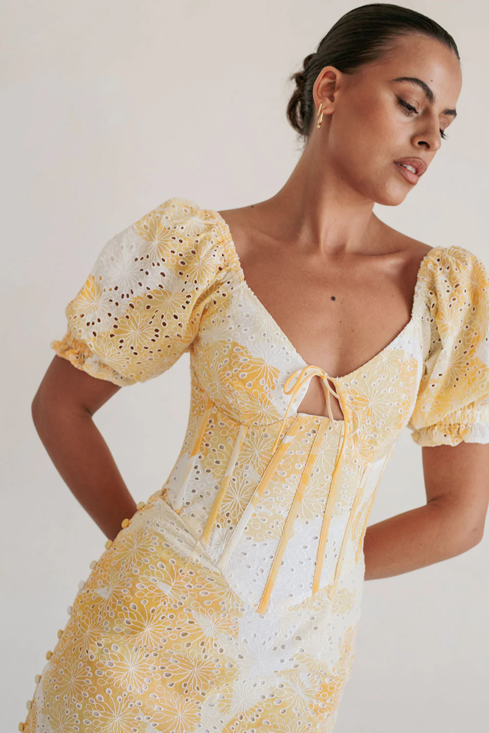 SAMPLE-Stacey Cutout Dress - Solstice - Image 2