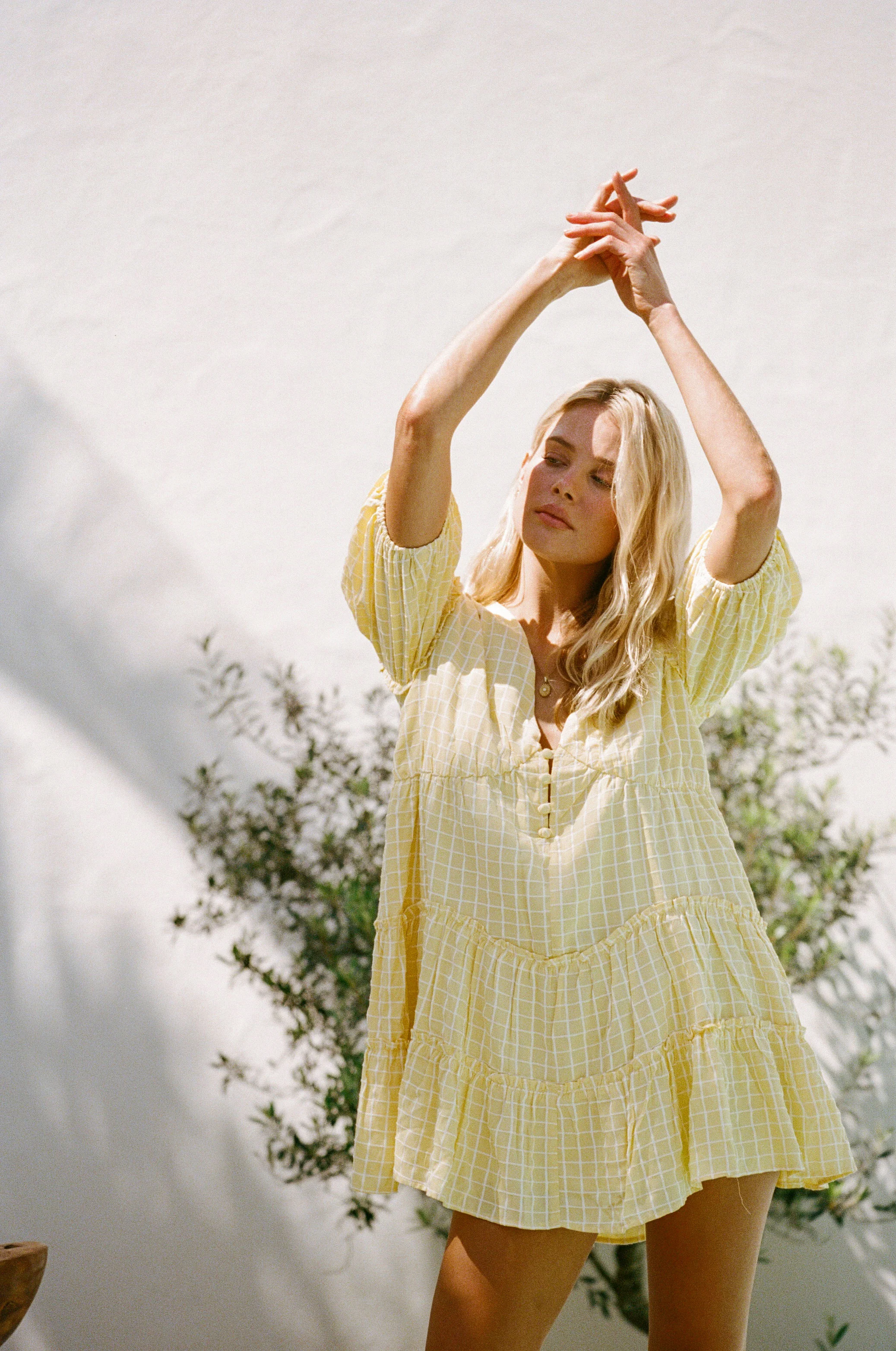 SAMPLE-Tarelle Dress - Buttercup - Image 5