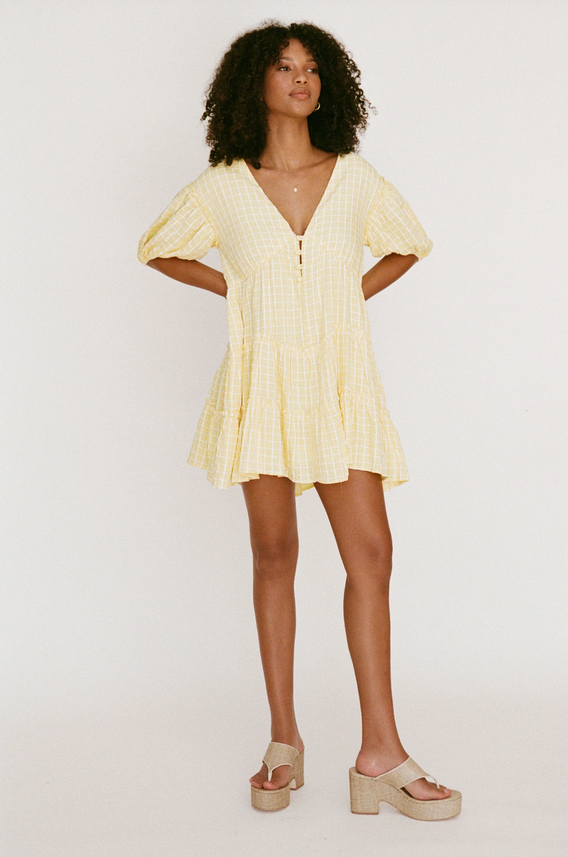 SAMPLE-Tarelle Dress - Buttercup - Image 7