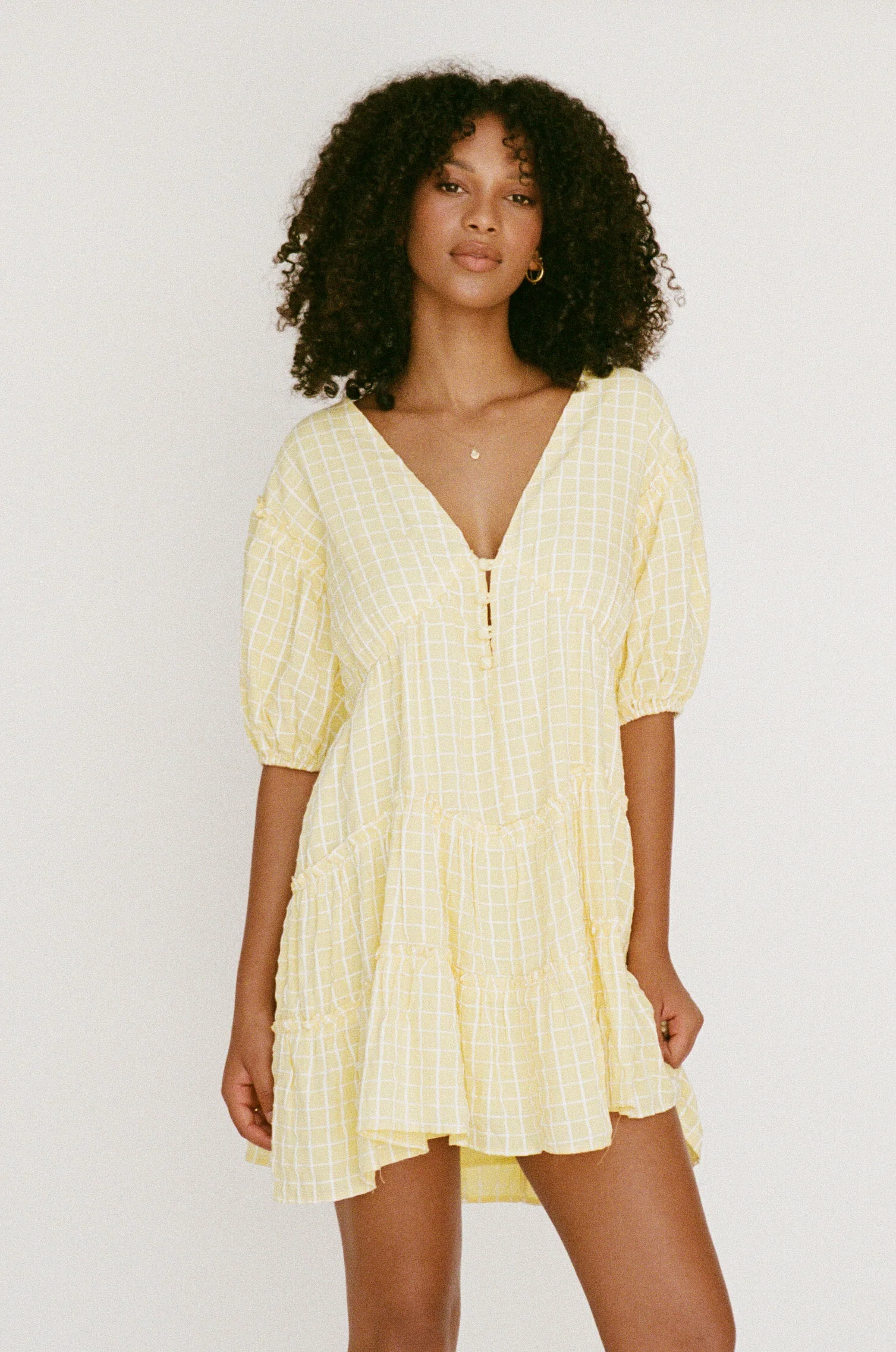 SAMPLE-Tarelle Dress - Buttercup - Image 8