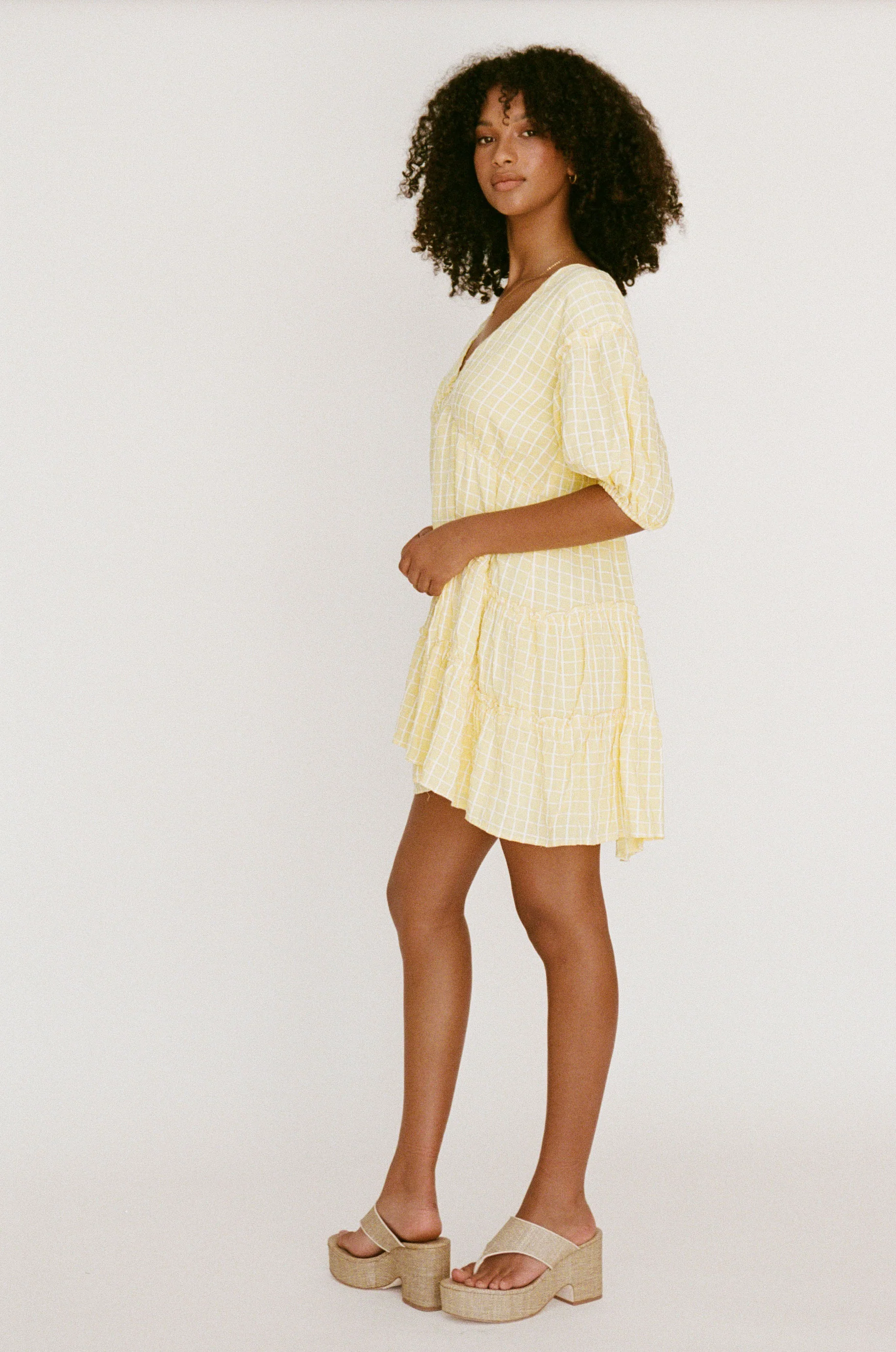 SAMPLE-Tarelle Dress - Buttercup - Image 9