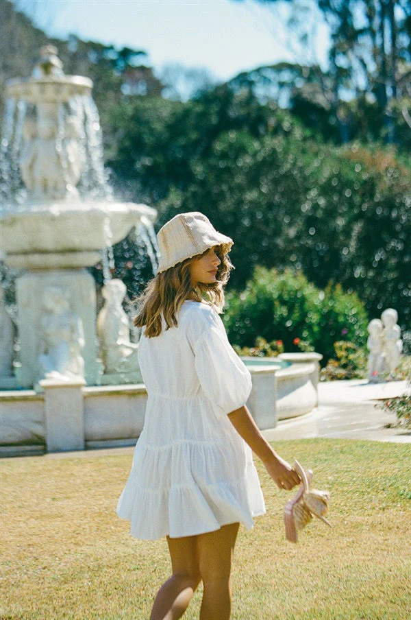 SAMPLE-Tarelle Dress - White - Image 10
