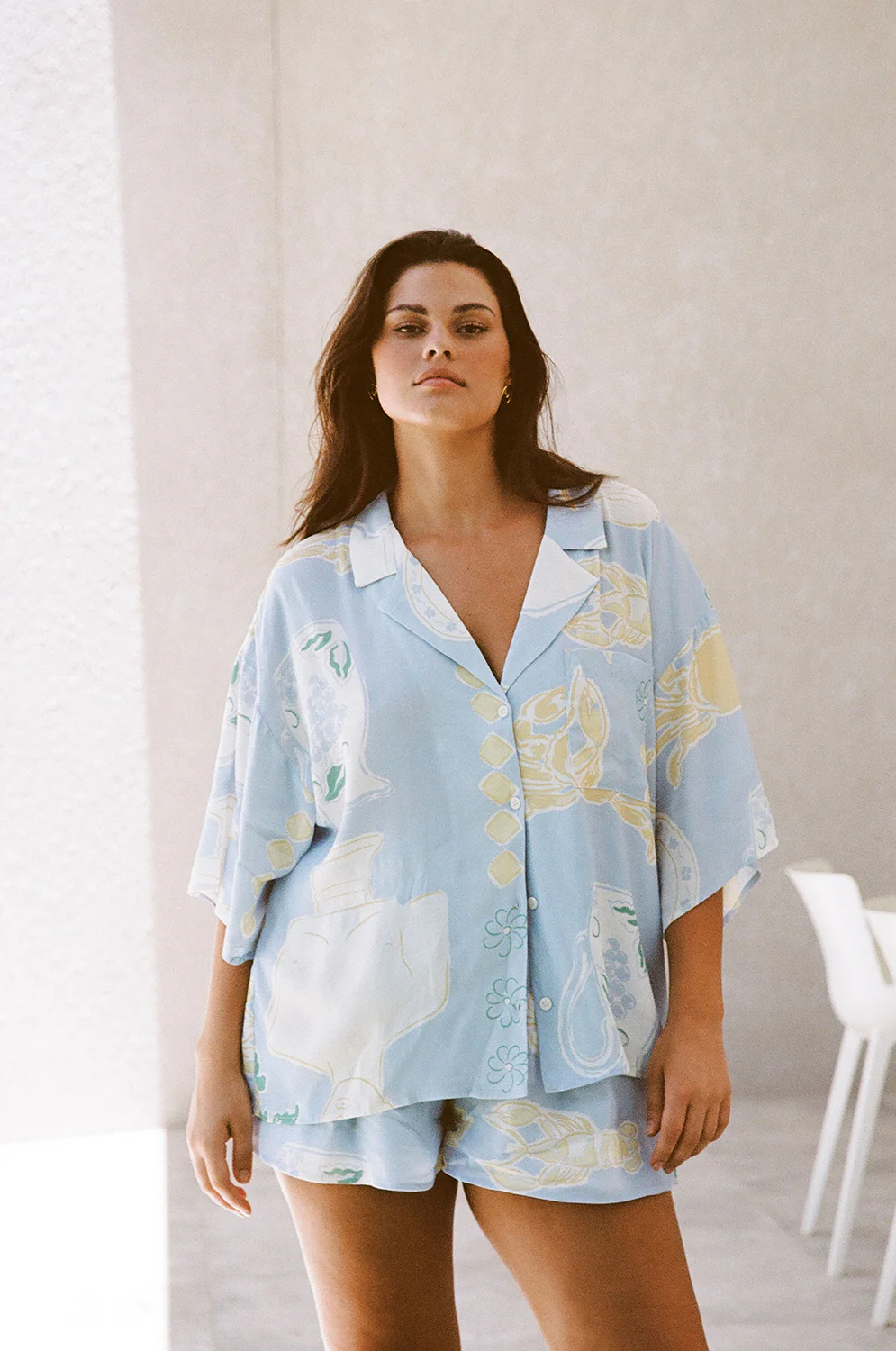SAMPLE-Thessy Top - Ciao Blue - Image 2