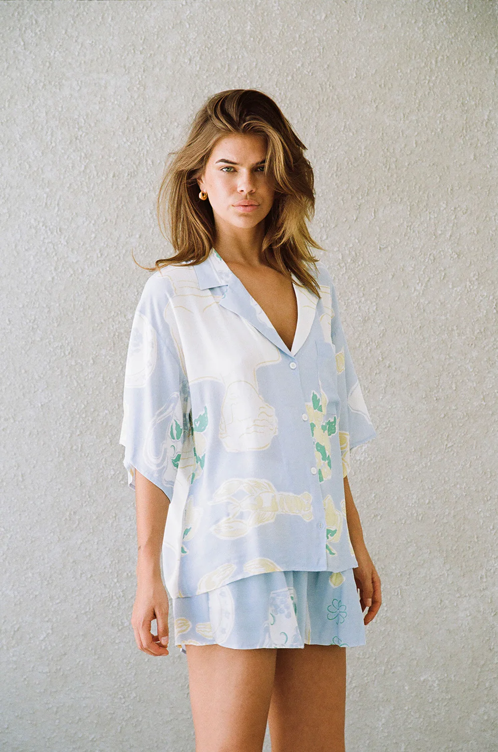 SAMPLE-Thessy Top - Ciao Blue - Image 5
