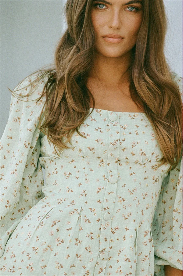 SAMPLE-Tyla Dress - Botanical - Image 3