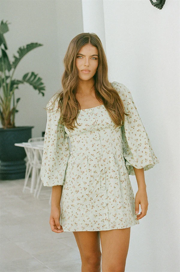 SAMPLE-Tyla Dress - Botanical - Image 4