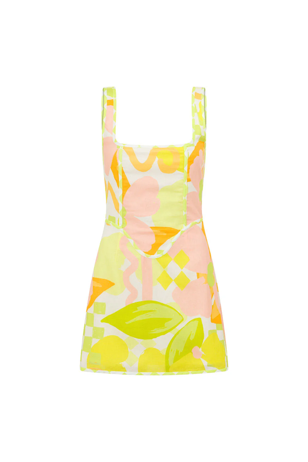 SAMPLE-Tyler Dress - Checker Floral - Image 8