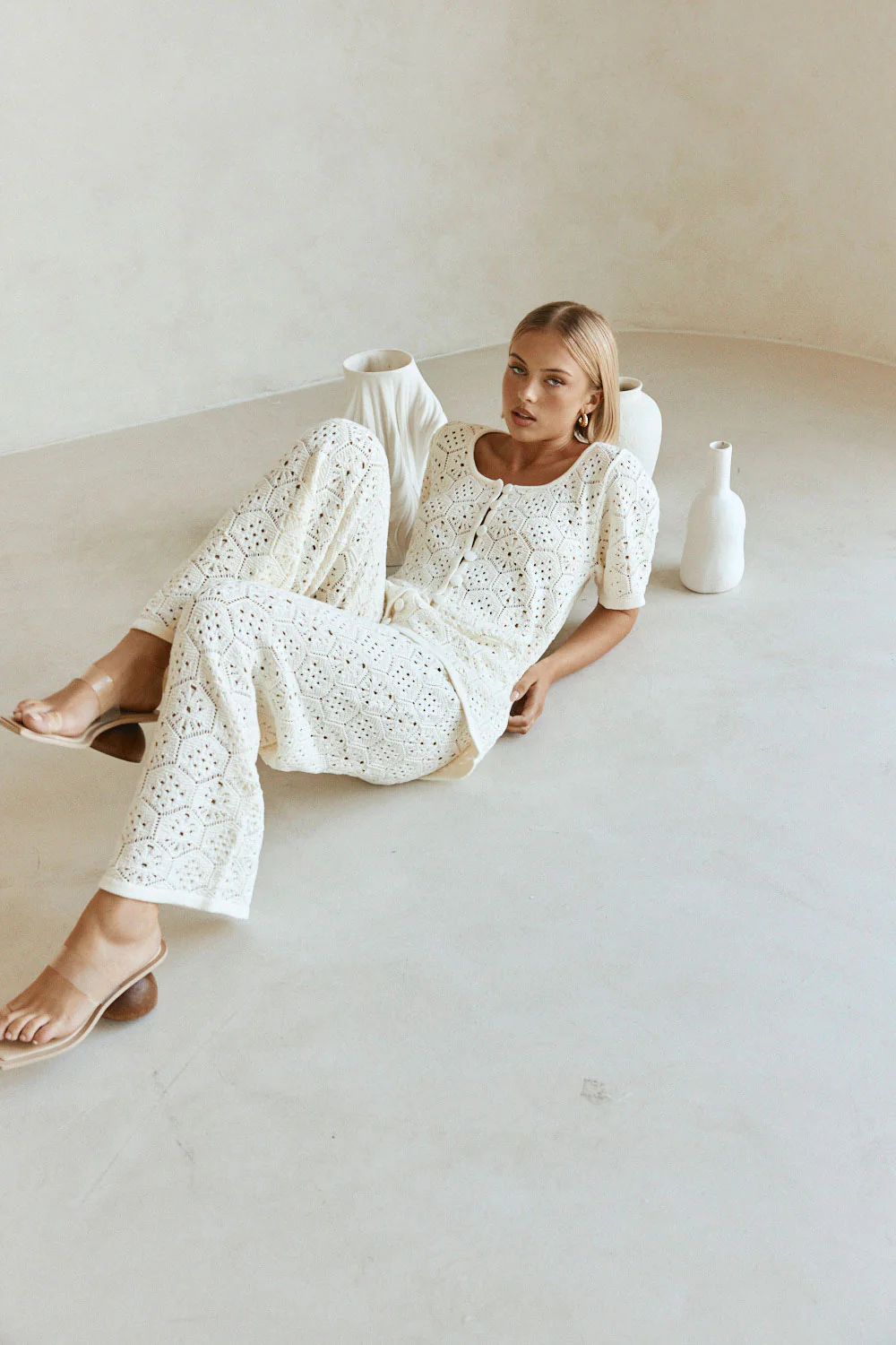 SAMPLE-Umiko Pants - Cream