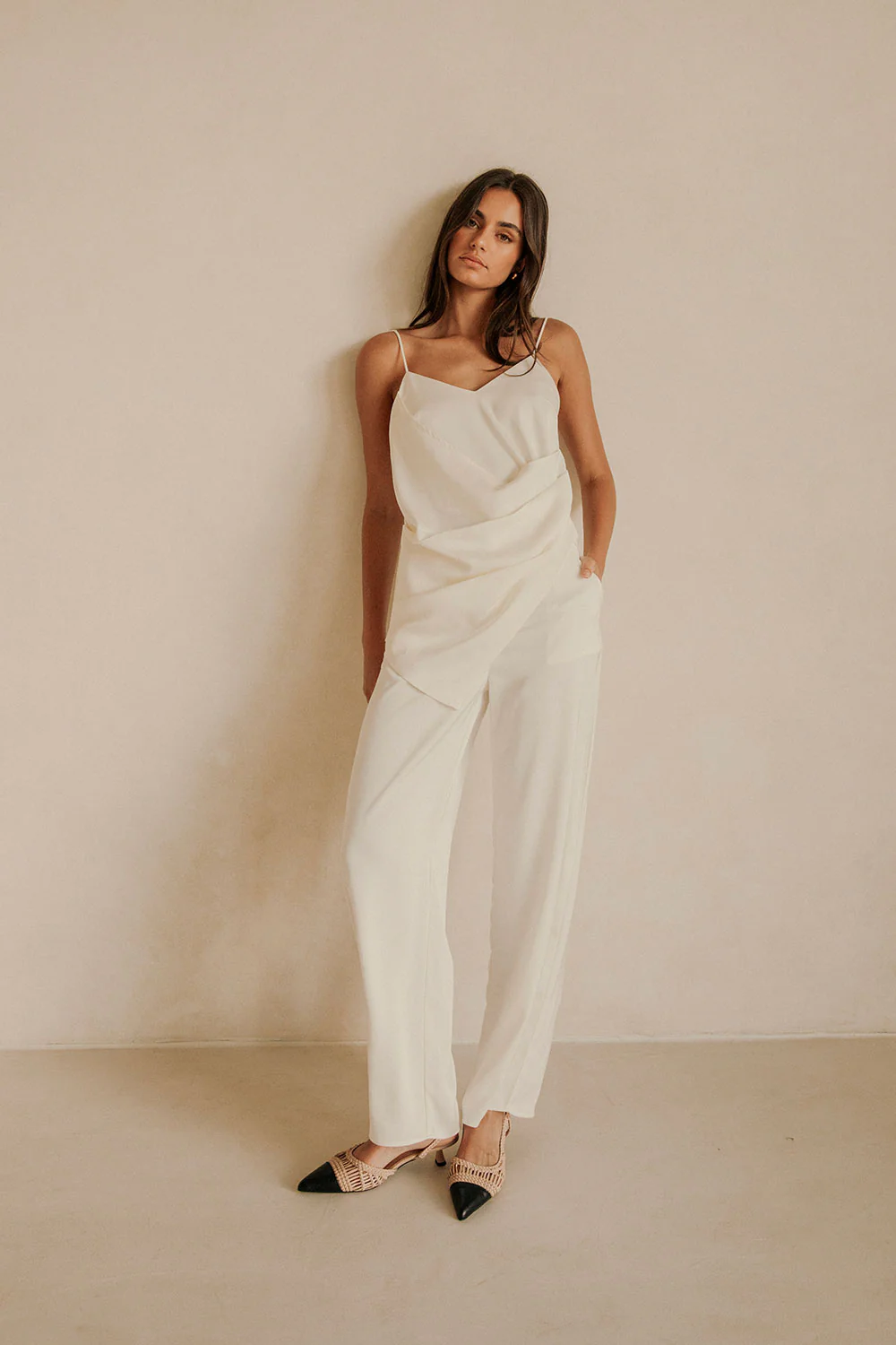 SAMPLE-Zarah Top - Ivory - Image 5