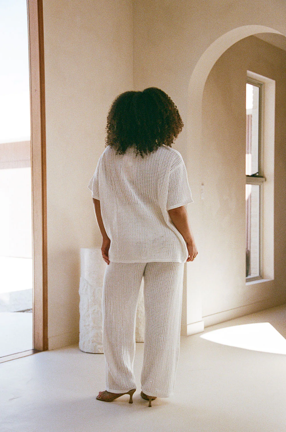 SAMPLE-Zayna Top - Cream - Image 5