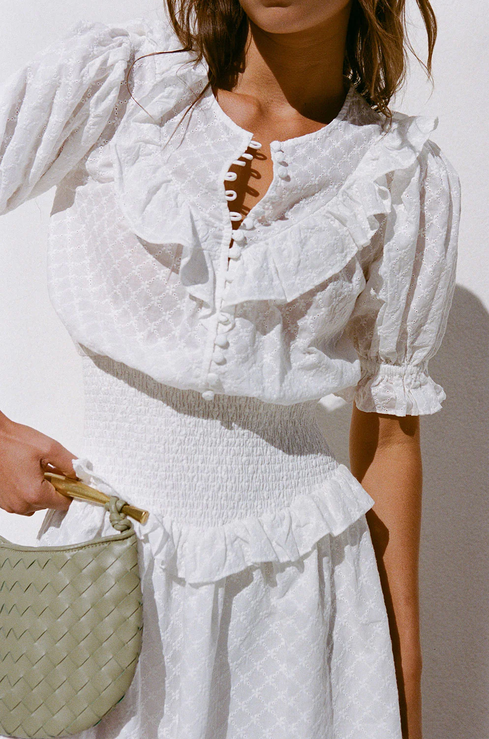 SAMPLE-Zoelle Shirred Dress - Image 2