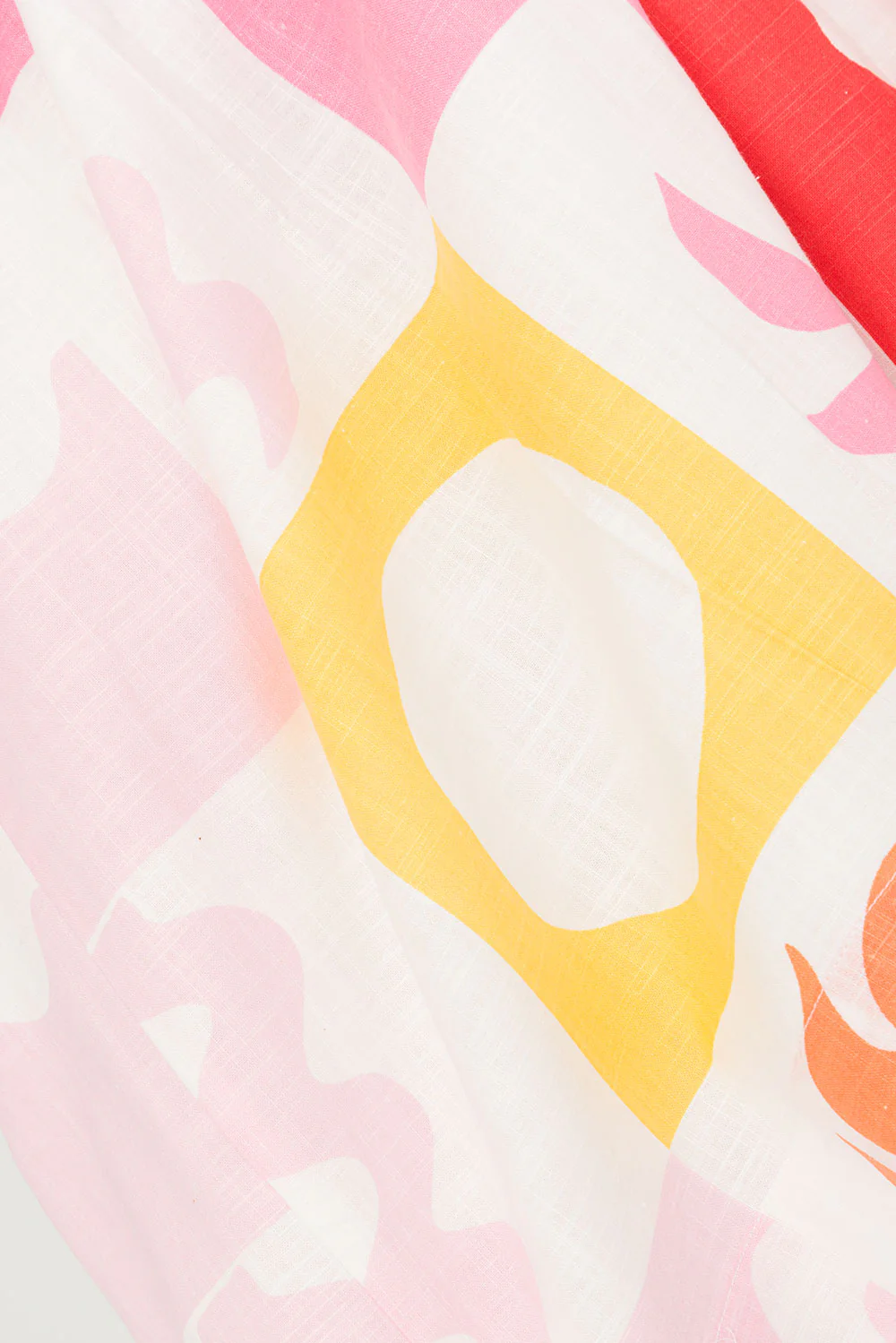 SAMPLE-Zoi Babydoll Dress - Palm Tile Fuego - Image 14