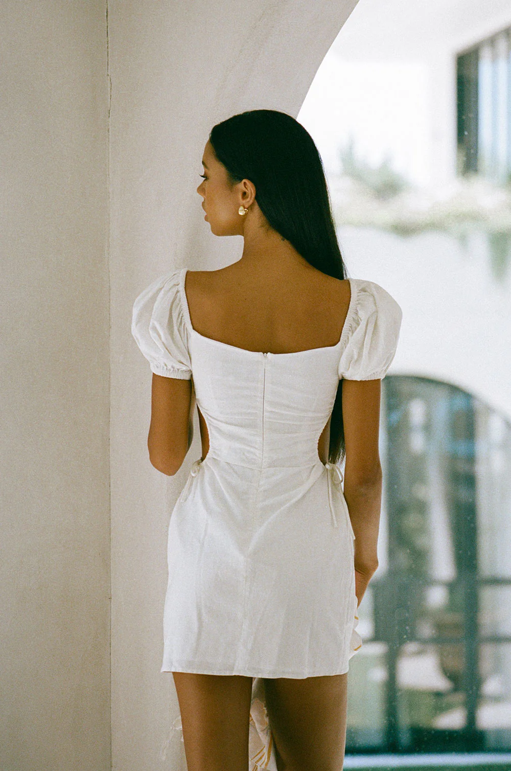 SAMPLE-Zola Dress - Linen - Image 2