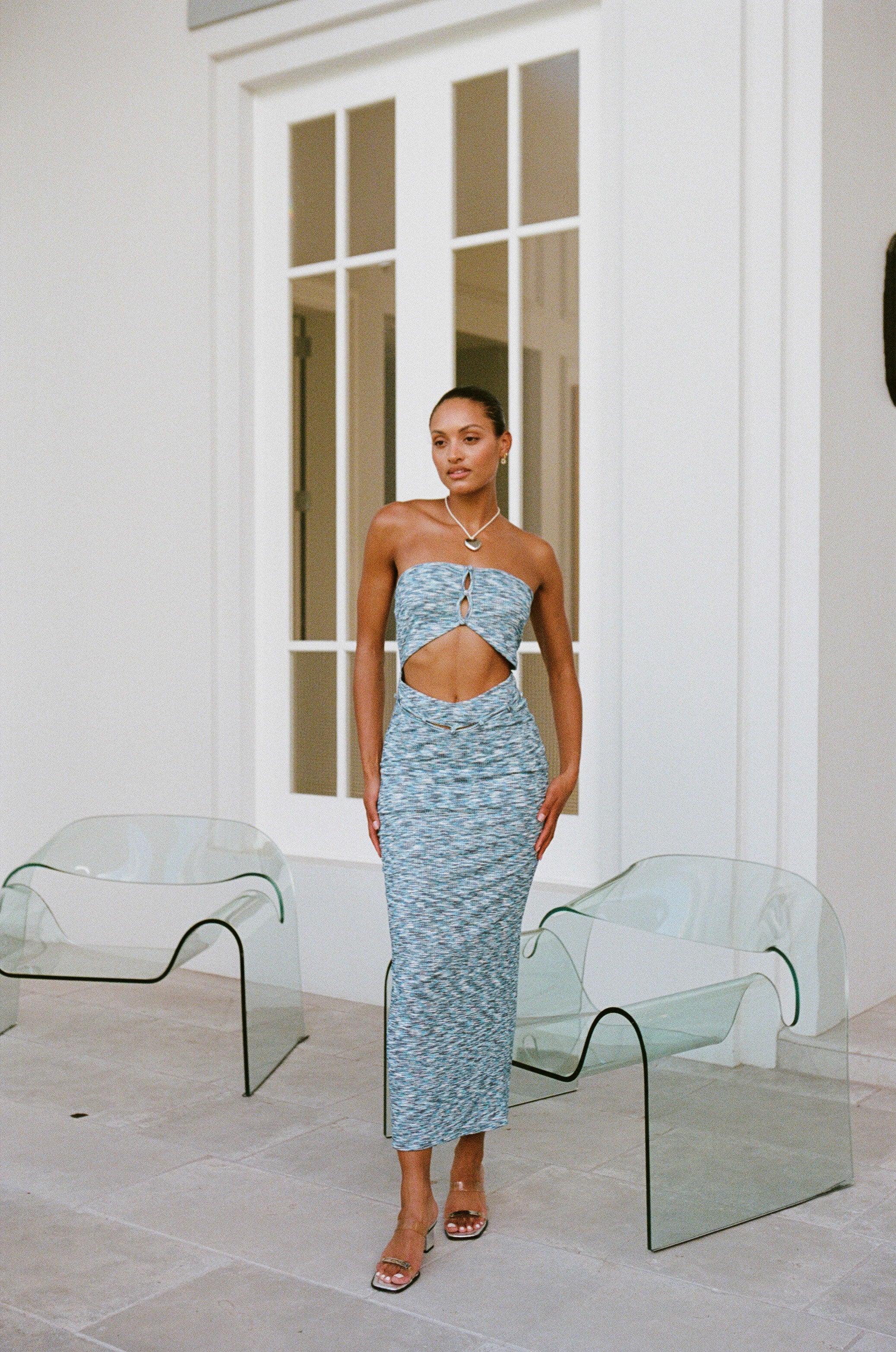 Sari Cutout Dress - Image 4