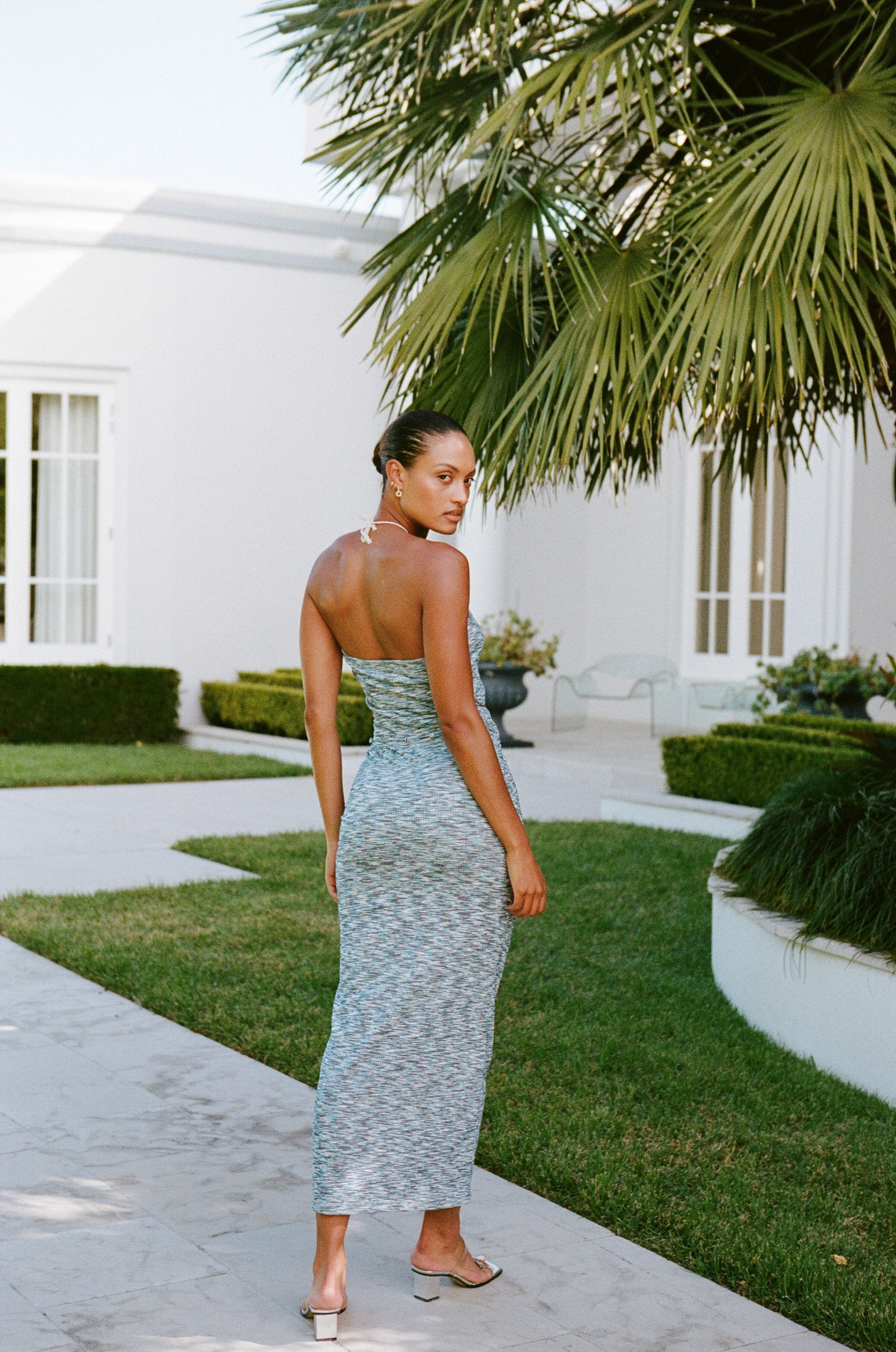 Sari Cutout Dress - Image 6
