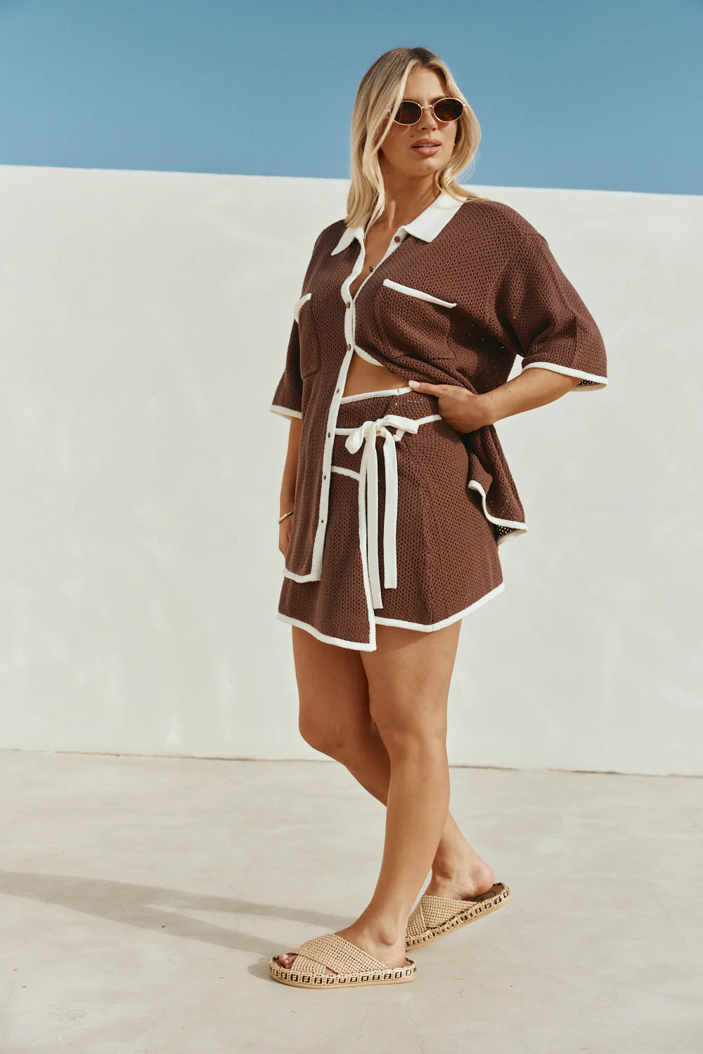 Shiloh Skirt - Chocolate - Image 4