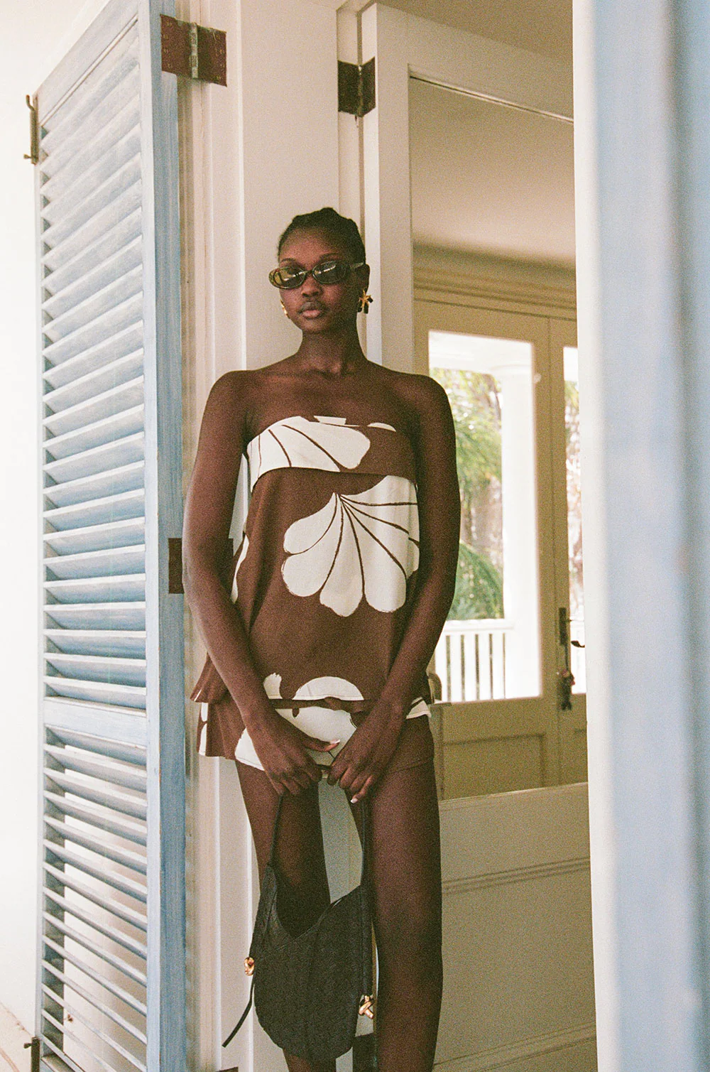 Simone Top - Galene Brown - Image 3