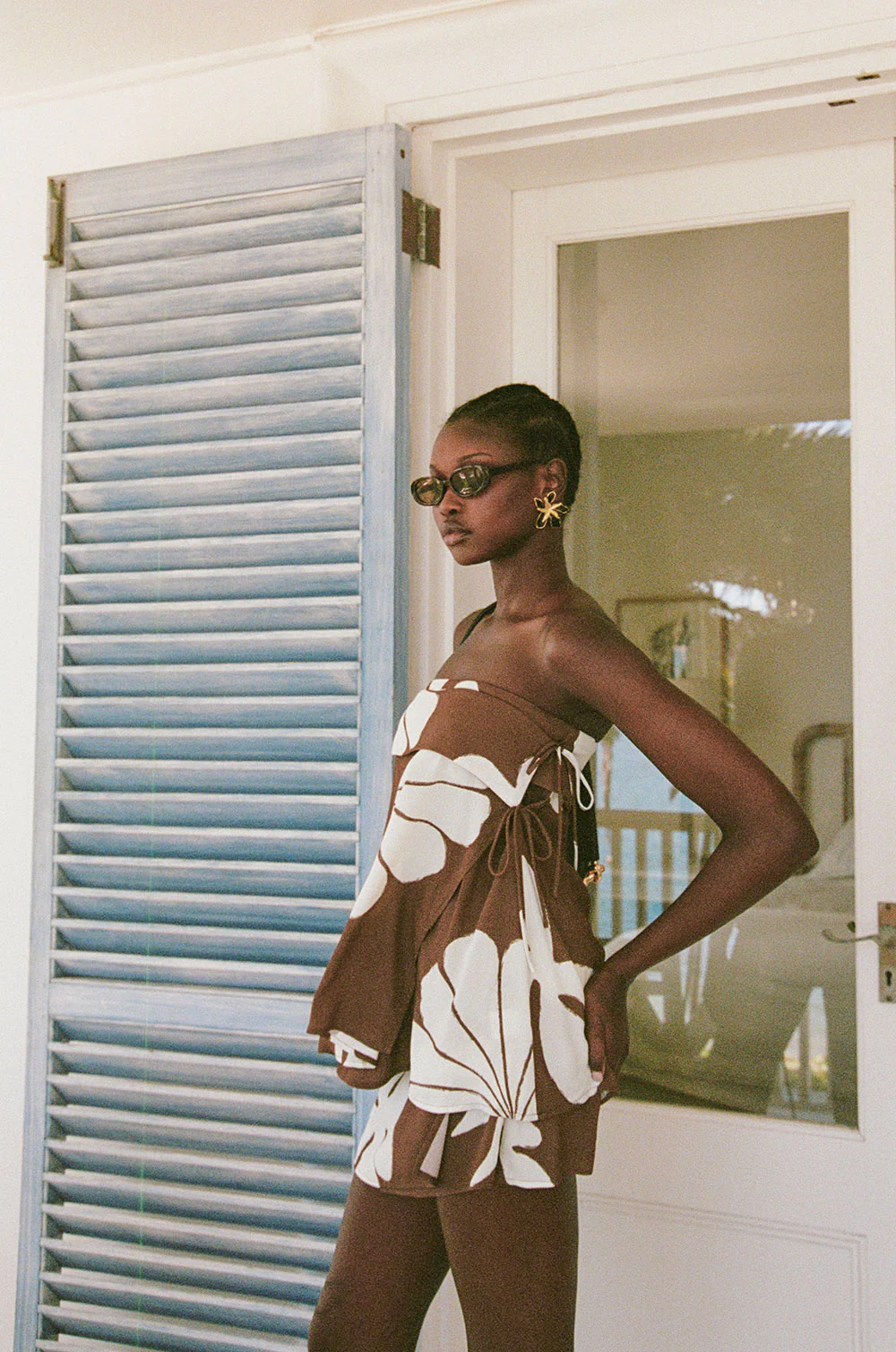 Simone Top - Galene Brown - Image 5