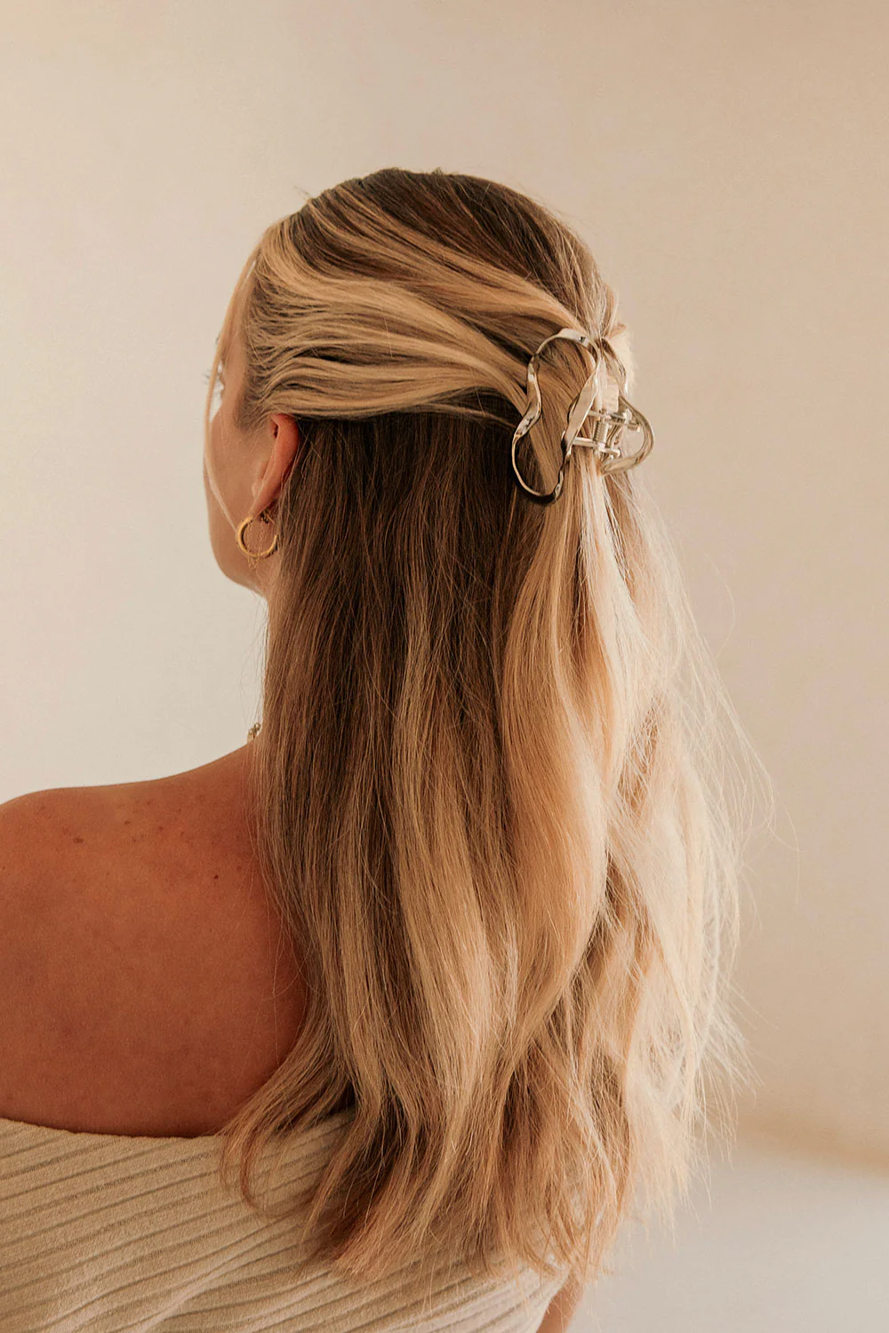 Solana Claw Clip - Silver - Image 2