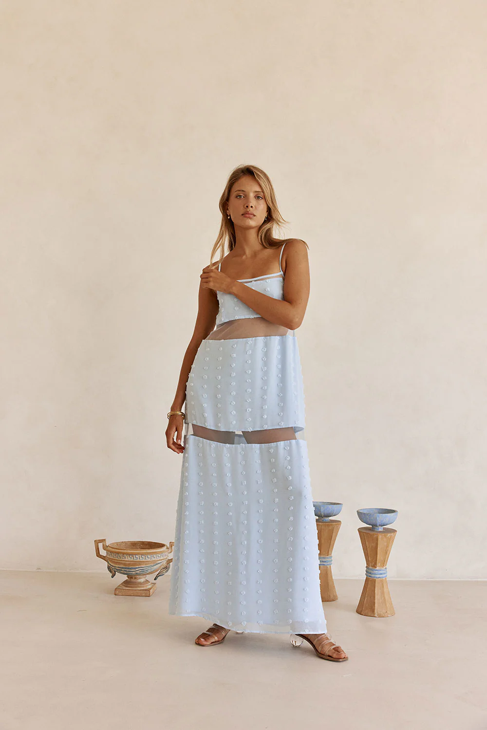 Tassia Dress - Blue - Image 3