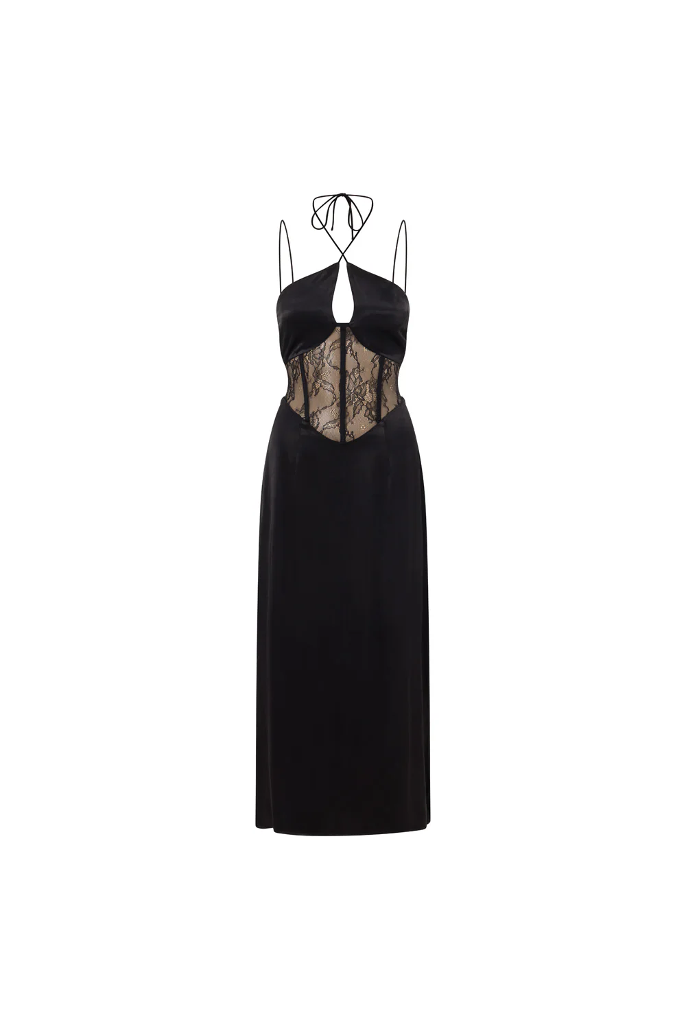 Teyah Midi Dress - Black - Image 12