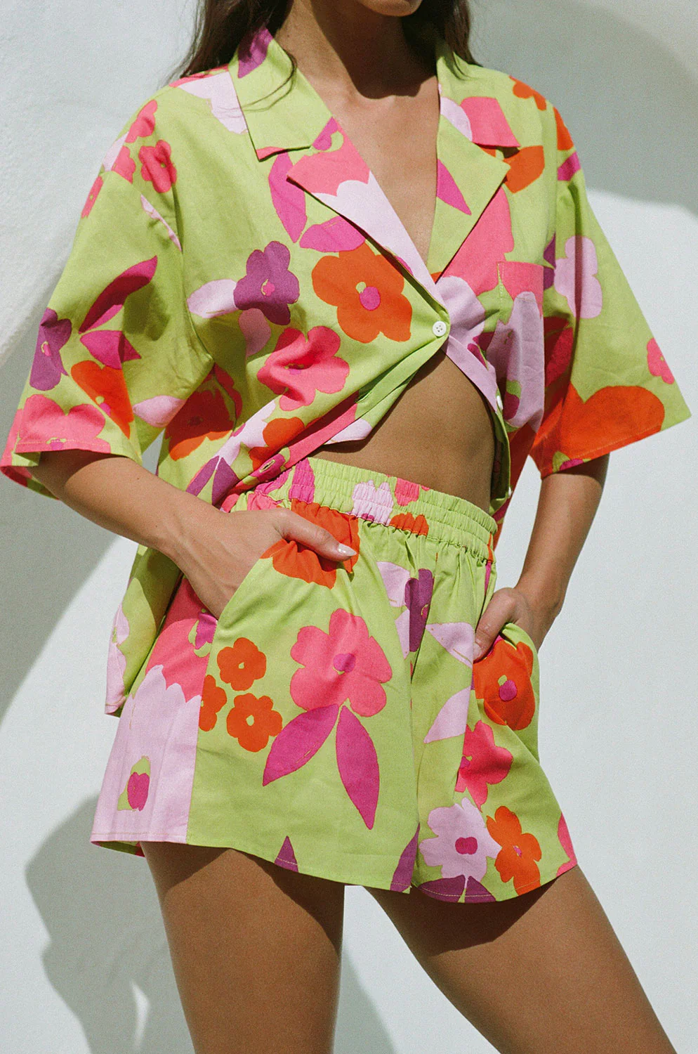 Thessy Top - Lime Floral - Image 2