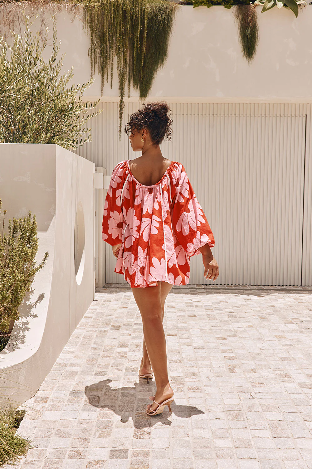 Veronica Dress - Daisy Red - Image 3