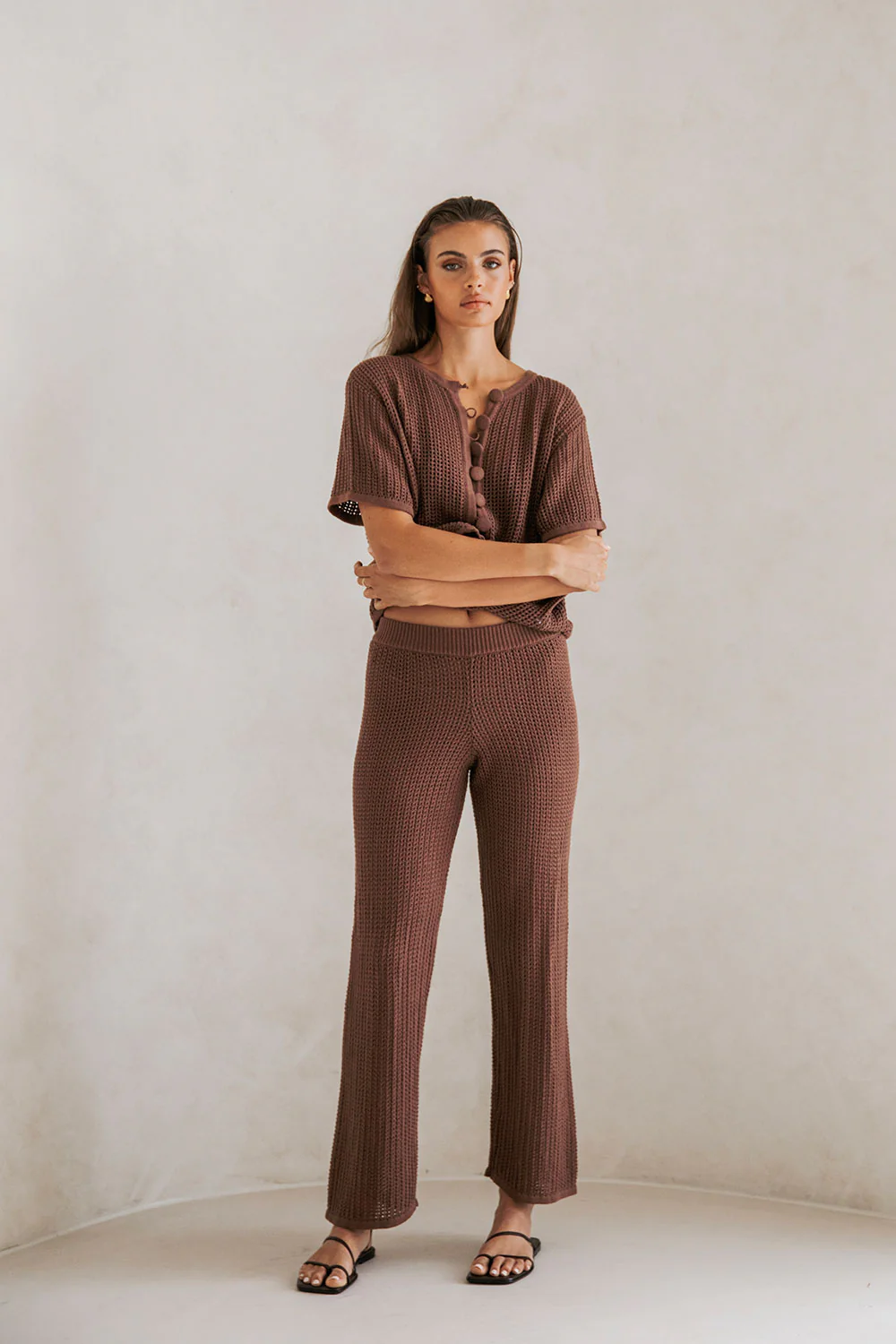 Zayna Pants - Chocolate - Image 3