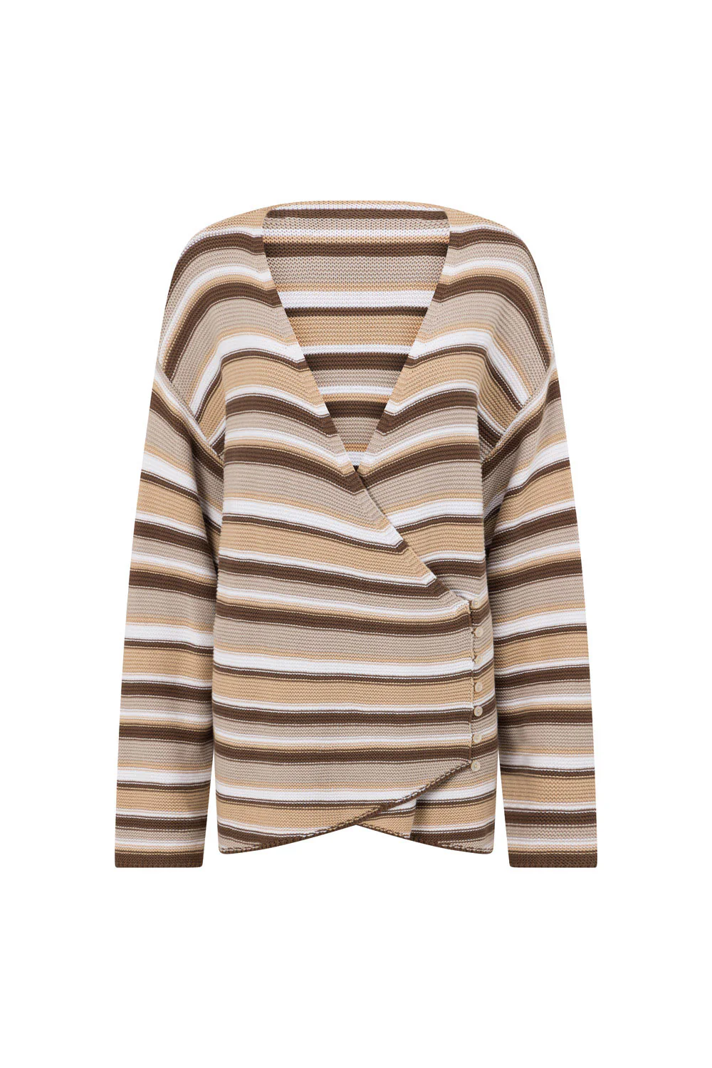 Zessi Knit Top - Cocoa Stripe - Image 12